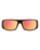 The Dirty Dog Sharky Polarised Sunglasses in Satin Black & Red Fusion Mirror