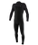 The O'Neill Boys Hyperfreak 5/4mm+ Chest Zip Wetsuit in Black, Tempsteel & Tempsteel