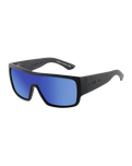 The Dirty Dog Tank Polarised Sunglasses in Grey/Blue Mirror & Satin Black
