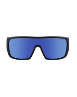 The Dirty Dog Tank Polarised Sunglasses in Grey/Blue Mirror & Satin Black