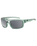 The Dirty Dog Axle Polarised Sunglasses in Crystal Emerald Green & Grey Smoke