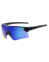 Sport Force Polarised Sunglasses in Satin Black & Grey Blue Fusion