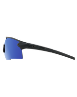Sport Force Polarised Sunglasses in Satin Black & Grey Blue Fusion