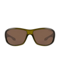 The Dirty Dog Vampire Polarised Sunglasses in Brown & Crystal Olive Green