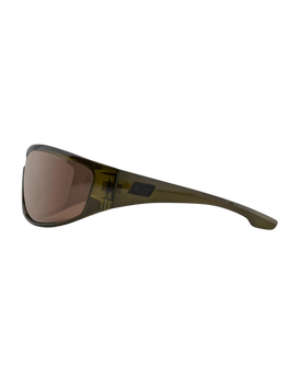 The Dirty Dog Vampire Polarised Sunglasses in Brown & Crystal Olive Green