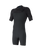 The O'Neill Mens HyperFreak 2mm Chest Zip Shorty Wetsuit in Tempered Steel & Graphite