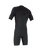 The O'Neill Mens HyperFreak 2mm Chest Zip Shorty Wetsuit in Tempered Steel & Graphite