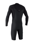 The O'Neill Mens HyperFreak 2mm Chest Zip Spring Wetsuit in Tempered Steel & Graphite