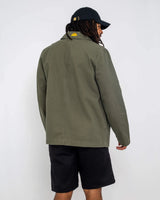 The Salt Water Seeker Mens Chore Jacket in Army