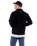 Embroidered Canvas Chore Jacket in Black