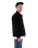 Embroidered Canvas Chore Jacket in Black