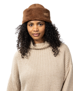 The Barts Womens Kegalle Hat in Dark Brown