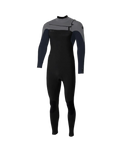 Epic 5/4mm Chest Zip Wetsuit in Black, Slate & Smoke