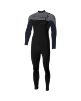 Epic 5/4mm Chest Zip Wetsuit in Black, Slate & Smoke