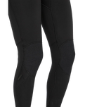 Epic 3/2mm Chest Zip Wetsuit in Black, Black & Black