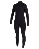 Epic 3/2mm Chest Zip Wetsuit in Black, Black & Black