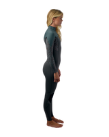 Epic 3/2mm Chest Zip Wetsuit in Tempered Steel, Shaded Island Sky & Shade