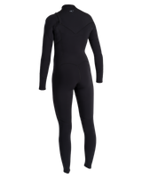 Epic 4/3mm Chest Zip Wetsuit in Black, Black & Black
