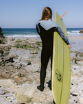Epic 4/3mm Chest Zip Wetsuit in Black, Stormy Palm & Fadenim