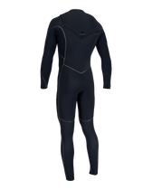 The O'Neill Mens Hyperfreak Fire 4/3mm+ Chest Zip Wetsuit in Carbon & Carbon