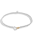 A Little By Your Side Bracelet in Silver & Gold