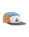 Fixie 5 Panel Cap in Spruce Yellow & Toffee