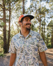 Fixie 5 Panel Cap in Spruce Yellow & Toffee