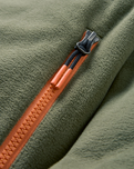 The Passenger Mens Switchback Micro Polartec Fleece Jacket in Khaki