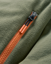 The Passenger Mens Switchback Micro Polartec Fleece Jacket in Khaki