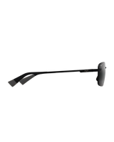 The Maui Jim Lanakila Polarised Sunglasses in Matte Black & Grey