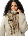 The Barts Womens Plaity Scarf in Brown
