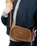 The Barts Aedey Shoulder Bag in Dark Brown
