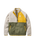 Home Sherpa Fleece Jacket in Vintage White & Dusty Olive