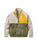 Home Sherpa Fleece Jacket in Vintage White & Dusty Olive
