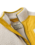 Home Sherpa Fleece Jacket in Vintage White & Dusty Olive