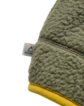 Home Sherpa Fleece Jacket in Vintage White & Dusty Olive