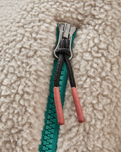 The Passenger Womens Home 2.0 1/2 Zip Fleece Jacket in Oatmeal