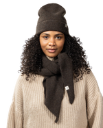 The Barts Womens Fhearna Scarf in Dark Brown
