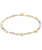 Multi Stone Anklet in Gold