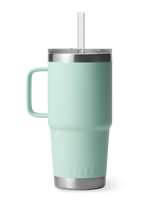 Rambler 25oz Straw Mug in Seafoam