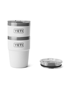 Rambler 16oz Stackable Cup in White