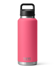 The Yeti Rambler 46oz Bottle with Chug Cap in Tropical Pink