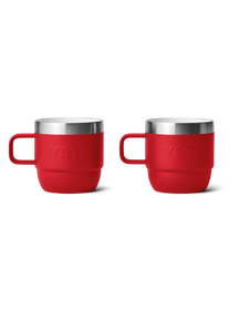 Espresso 6oz Mug (2 pack) in Rescue Red