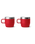 Espresso 6oz Mug (2 pack) in Rescue Red