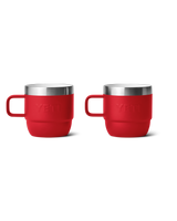 Espresso 6oz Mug (2 pack) in Rescue Red