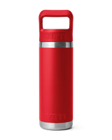 Rambler 18oz Straw Bottle in Rescue Red