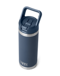 Rambler 18oz Straw Bottle in Navy