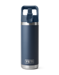 Rambler 18oz Straw Bottle in Navy