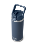 Rambler 18oz Straw Bottle in Navy