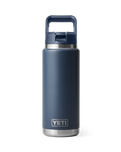 Rambler 26oz Bottle with Straw Cap in Navy